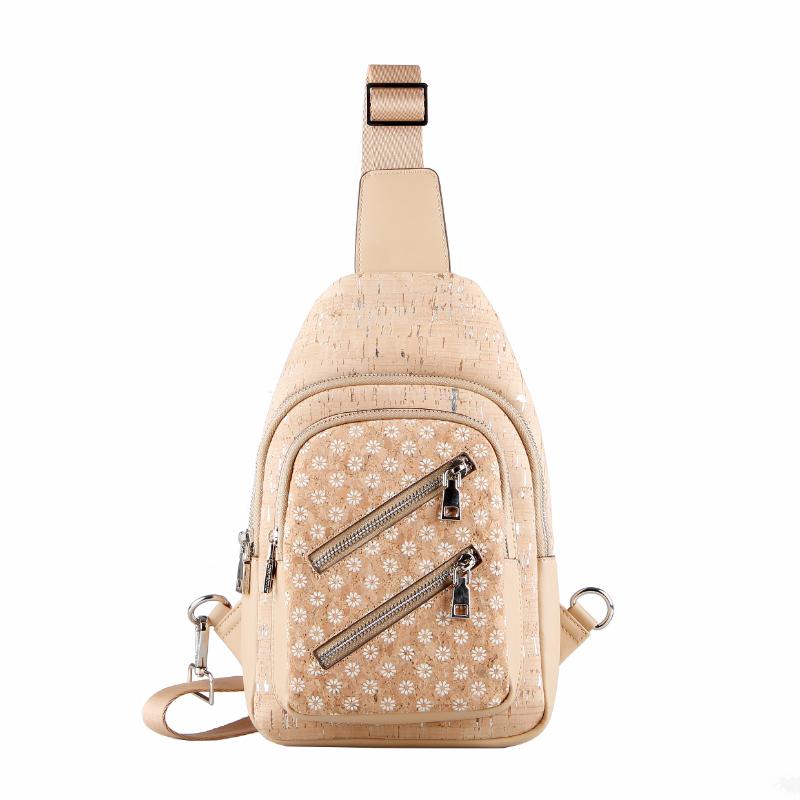 Casual Sports Cork Crossbody-ryggsäck för män